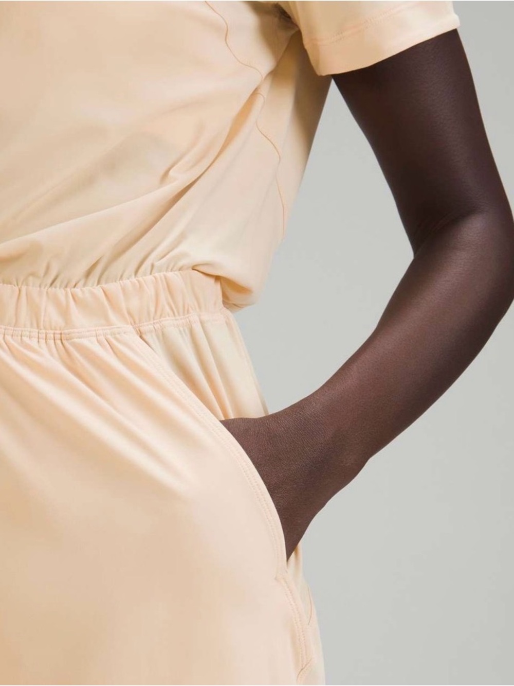 lululemon Lightweight High-Neck Romper in Prosecco - Picture 3 of 11